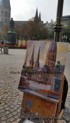 Finished product of one of Mark N Brown's Plein Air Paint Out in Europe!